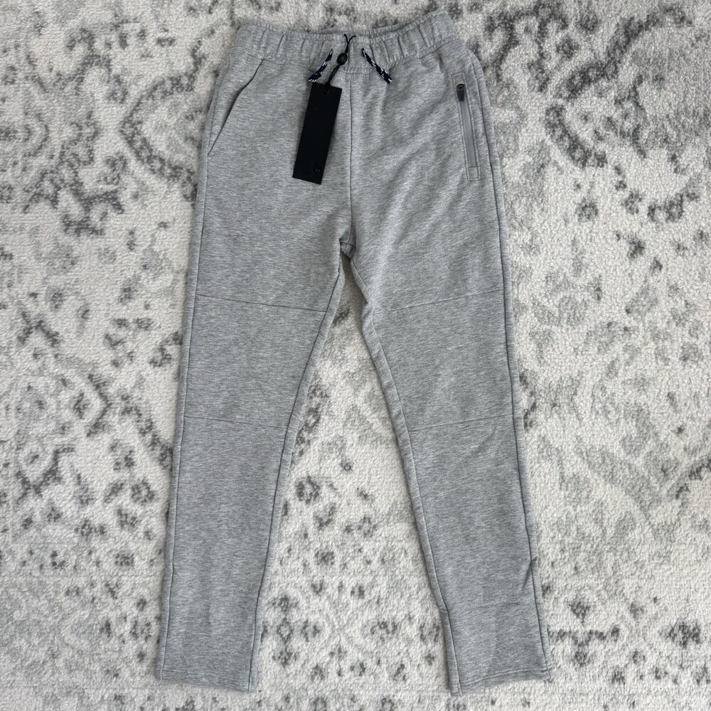 Greyson Youth Hudson Stretch Jogger Light Grey Sweatpants M 8 NEW Cotton Pant